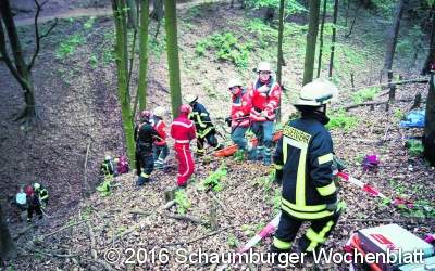 Großangelegte Übung im Deister