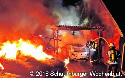Heiße Nacht für die Feuerwehr