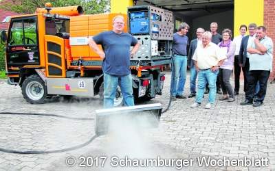 Neues System verbrüht Unkraut