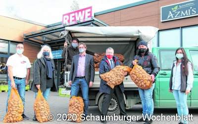 Fünf Tonnen Kartoffeln
versorgen Tafeln über Wochen