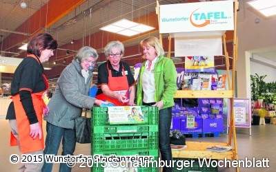 Marktkauf Kunden spenden für die Tafel