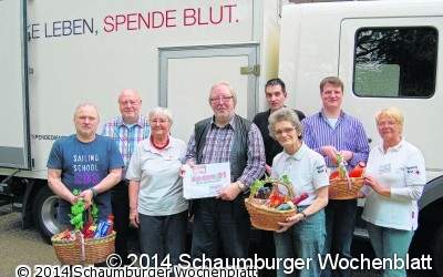 75 Liter Blut gespendet