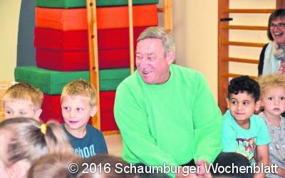 Besonderer Gast im Kinderdorf