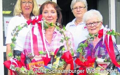 Blutspende mit zwei Jubilaren