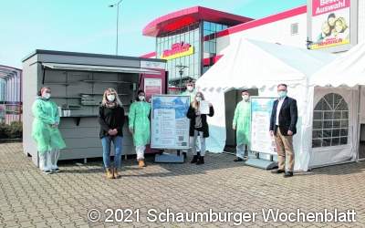 Neues Testzelt aufgestellt