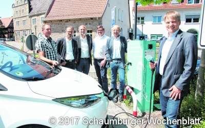Ladestation für E-Autos in der Altstadt