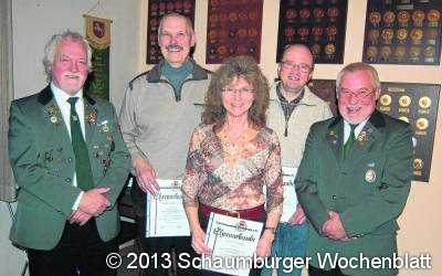 Schützenverein ehrt Vereinsmeister