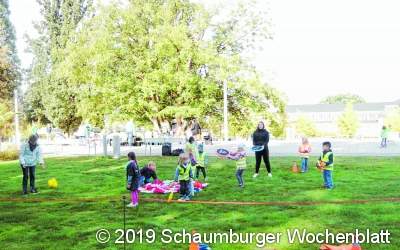 Kurpark verwandelt sich in ein großes Spieleparadies