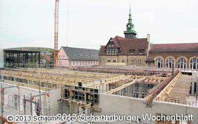 Sparkassen-Neubau wächst weiter in die Höhe