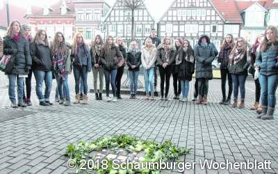Erinnerung an die Opfer des Holocaust