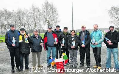 Wetterfeste Bouler spielen auch im Regen