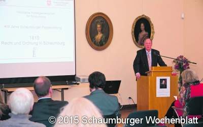 Von Recht und Ordnung in Schaumburg