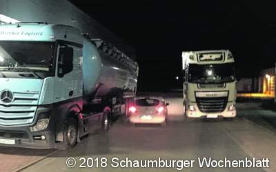 Kontrollen sollen die Brummifahrer abschrecken