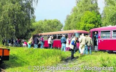 Schienenbus rollt in die Saison 2015