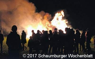 Osterfeuer in der Samtgemeinde Niedernwöhren