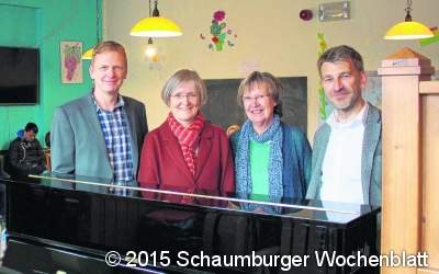 Auftakt im Café Welcome
