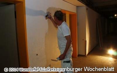 Handwerker bestimmen derzeit das Bild