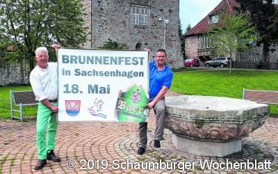 Großes Brunnenfest am 
Sachsenhäger Schloss