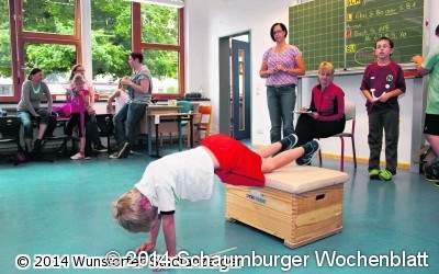 Klassenräume werden zu Sportarenen
