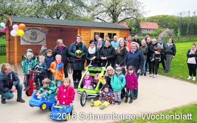 Neue Holzhütte bietet viel Platz