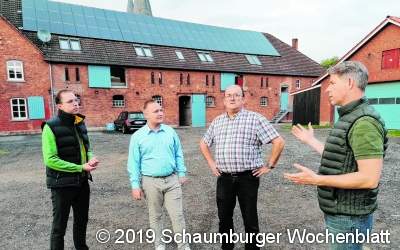 Vorstand besichtigt CO2 neutrales Energiekonzept