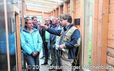 Die Wildtierstation weiht neue Singvogelvolieren ein