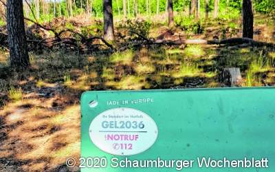 Eine gute Idee für eine
zusätzliche Hilfe im Wald