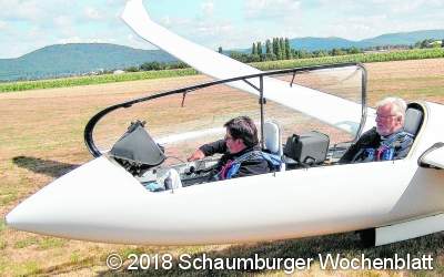 Reinhard Schramme ist der zweitschnellste Segelflieger