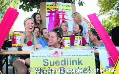 Feiern bis der Südlink fällt