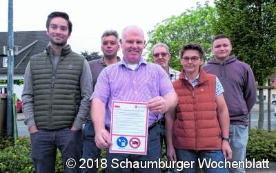 Landvolk verteilt Flugblätter zur Aufklärung