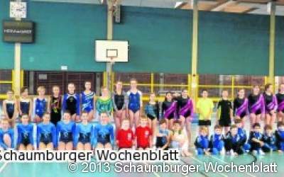 Kunstturner ermitteln ihre Kreismeister