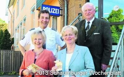 Spende an die Polizei wurde kurzerhand neu 