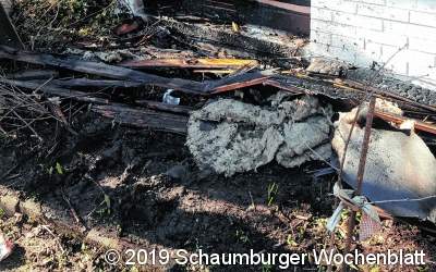 Feuer am Haus