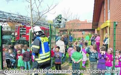 Kinder lernen Rettungswege kennen