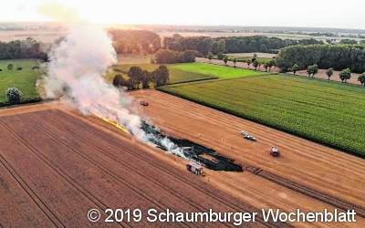 Mit 10.000 Litern gegen das Feuer
