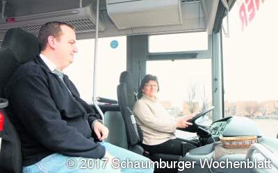 Beratung, viele Stellenangebote und einmal einen Bus probefahren