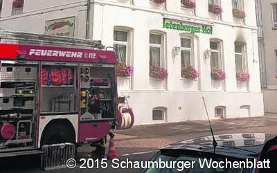 Überhitzter Motor verursacht Brand im Jetenburger Hof