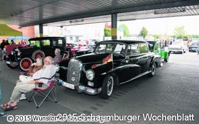 Famila-Parkplatz ist Treffpunkt von mehr als 300 Oldtimern