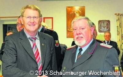 Günther Stahlhut ist Ehrenortsbrandmeister