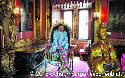 Indien zu Besuch im Schloss