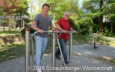 Fürs Fitnesstraining im Park