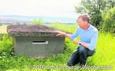Nachtschwärmer beziehen alten Wassertank