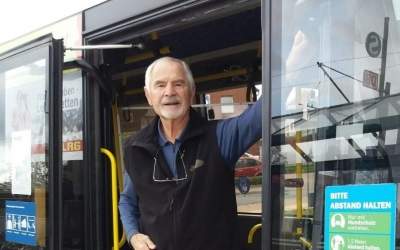 Als Bürgerbusfahrer aktiv
