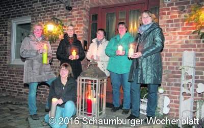 Landfrauen zünden wieder Kerzen am Heiligen Abend an