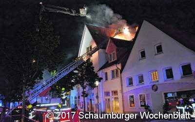 Großeinsatz in der Stadthäger Innenstadt