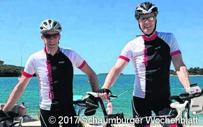 Radausfahrt der Triathleten