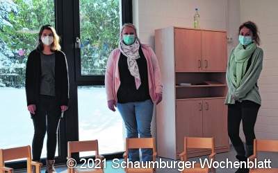 Leitung richtet
Kinderkrippe ein