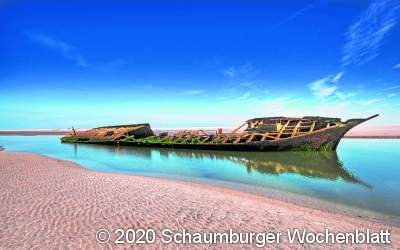 Schiffswrack der Ulpiano im Wa...