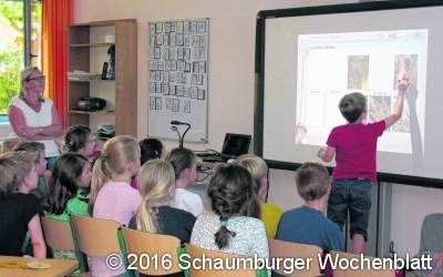 Klassenzimmer ist auf dem neusten technischen Stand