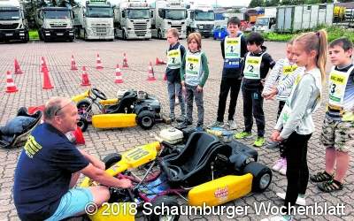 Viele Kids saßen zum ersten Mal am Steuer